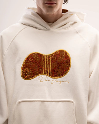 MOLETOM DOWN RAGLAN NHOQUE OFF WHITE