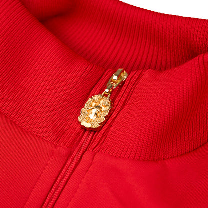 JAQUETA DOWN JACQUARDS TREASURE RED