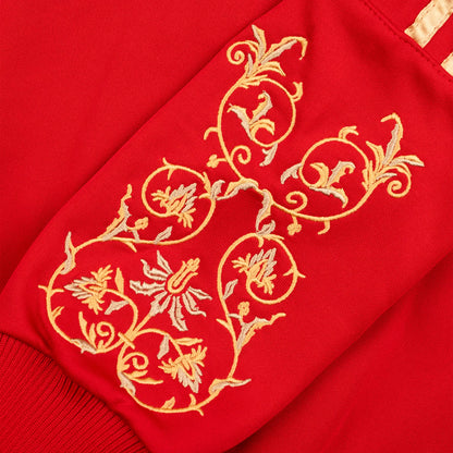 JAQUETA DOWN JACQUARDS TREASURE RED