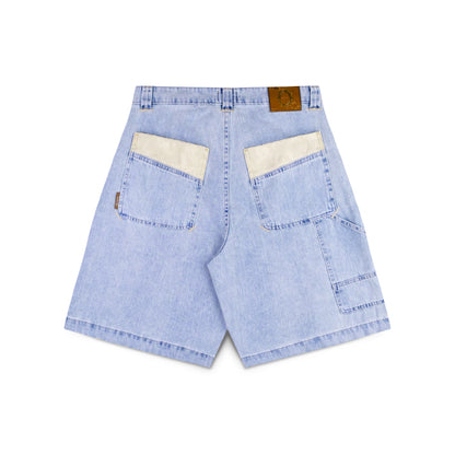 Shorts Down Denim Jacquard.59 Blue - foto 4