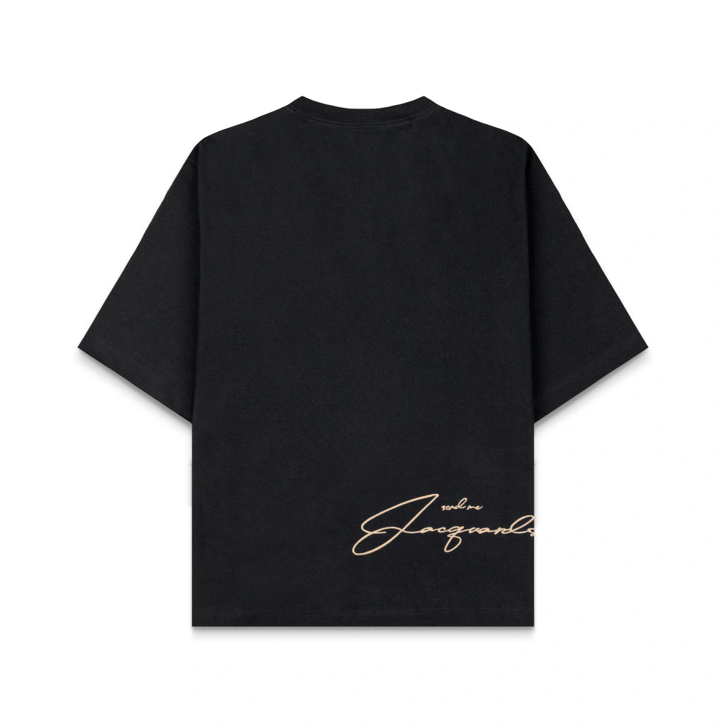 Camiseta Down Diretoria em Troyes Jacquard.73 Black - foto 4