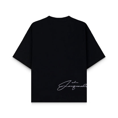 CAMISETA DOWN DIRETORIA EM TROYES JACQUARD BLACK