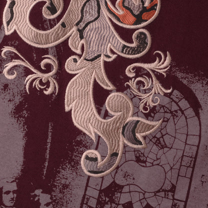 Camiseta Down Diretoria em Troyes Jacquard.73 Wine - foto 3