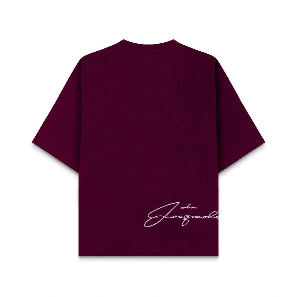 Camiseta Down Diretoria em Troyes Jacquard.73 Wine - foto 4