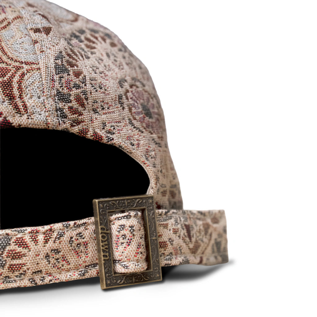 BONÉ DOWN SIX PANEL JACQUARD BEIGE