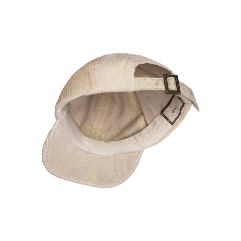 Boné Down Six Panel Cotelê Jacquard.59 Beige - foto 4