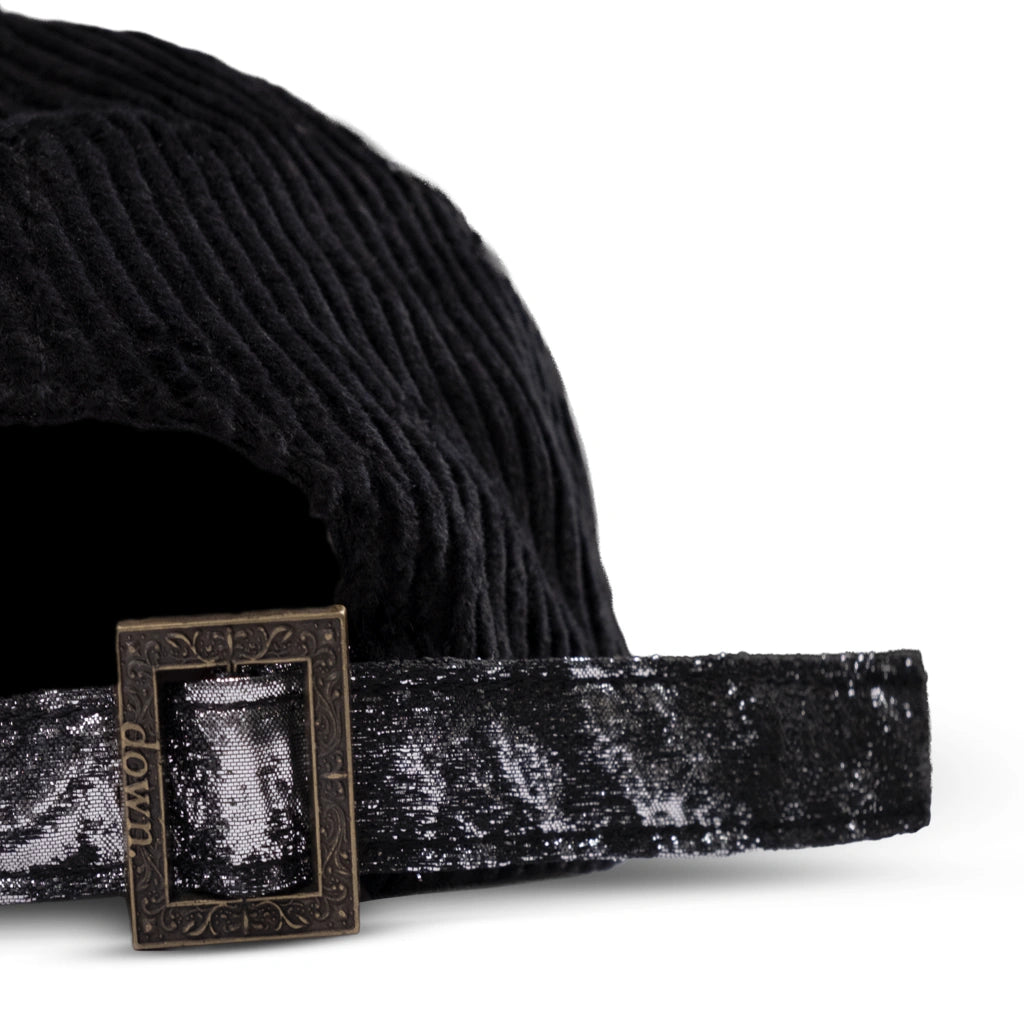 Boné Down Six Panel Cotelê Jacquard.68 Black - foto 3