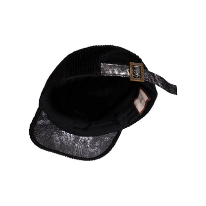 Boné Down Six Panel Cotelê Jacquard.68 Black - foto 4