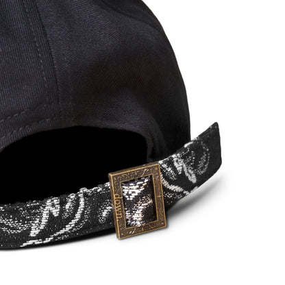 BONÉ DOWN SIX PANEL JACQUARD BLACK