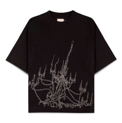CAMISETA DOWN BOXY CHANDELIER BLACK