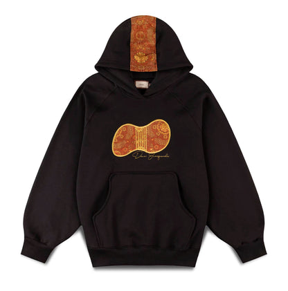 MOLETOM DOWN RAGLAN NHOQUE BLACK