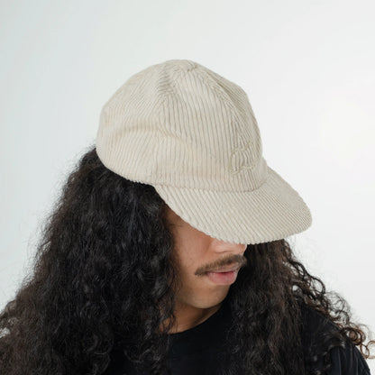Boné Down Six Panel Cotelê Jacquard.59 Beige - foto 2