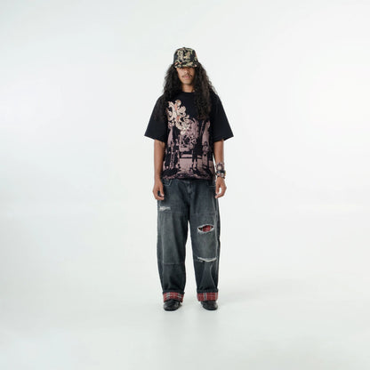 Camiseta Down Diretoria em Troyes Jacquard.73 Black - foto 2