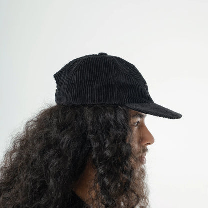 Boné Down Six Panel Cotelê Jacquard.68 Black - foto 2