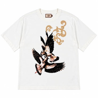 CAMISETA DOWN BOXY OS SENTINELAS OFF WHITE