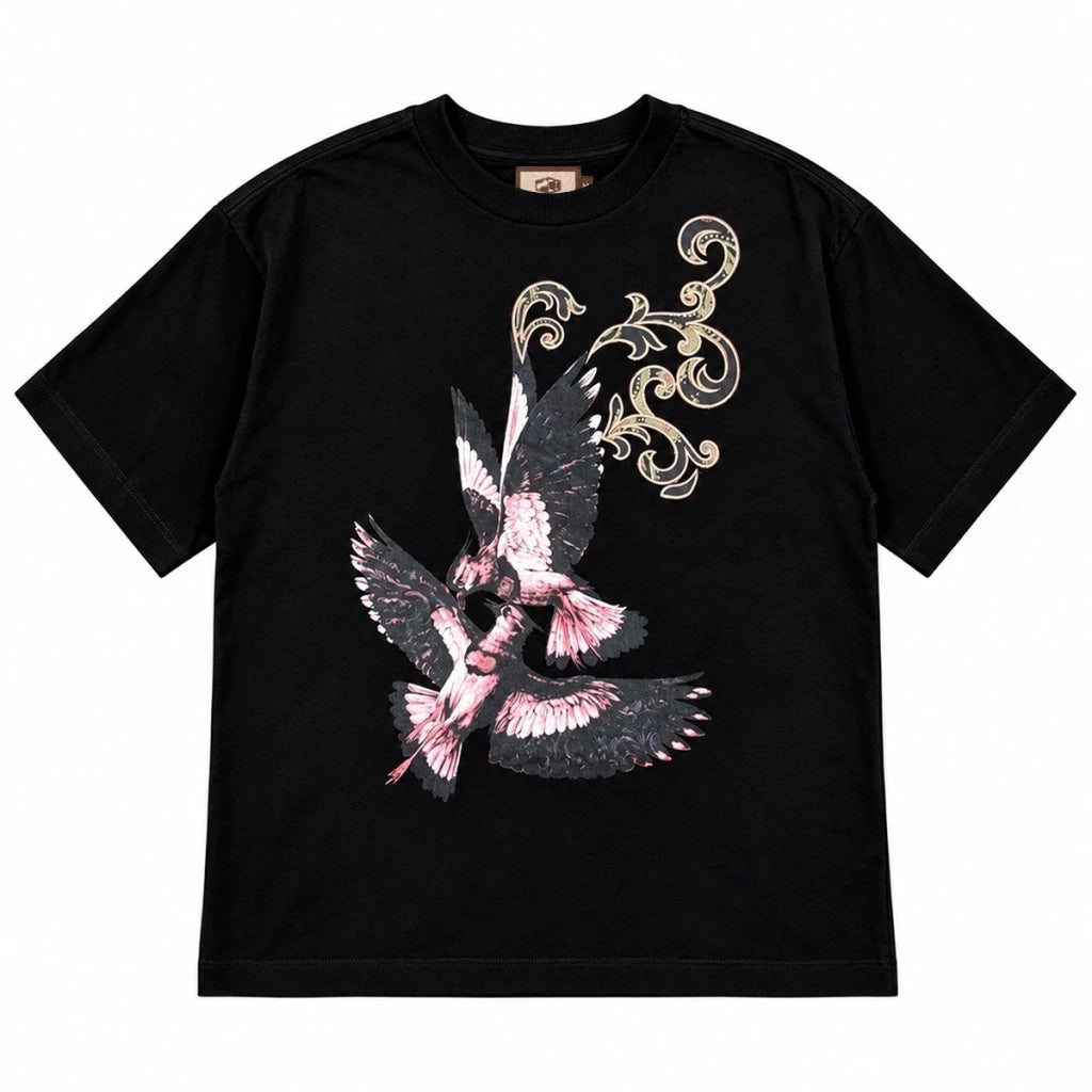 CAMISETA DOWN BOXY OS SENTINELAS BLACK