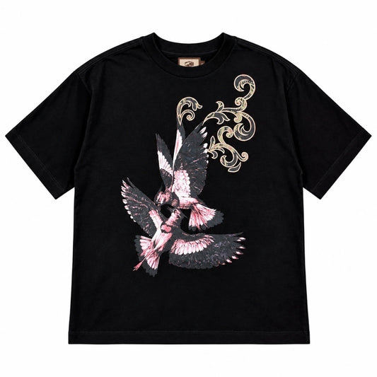 CAMISETA DOWN BOXY OS SENTINELAS BLACK