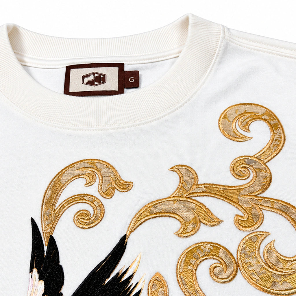 CAMISETA DOWN BOXY OS SENTINELAS OFF WHITE