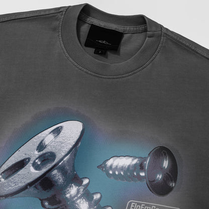 CAMISETA ELO EM COMUM BOXY DRYWALL PRETO
