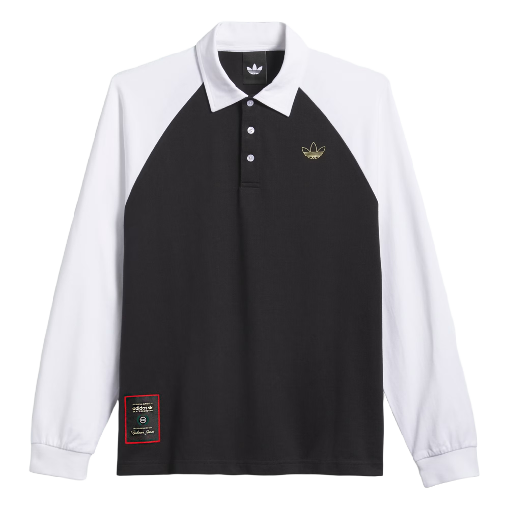 CAMISA ADIDAS TYSHAWN RUGBY BLACK/WHITE