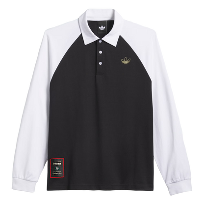 CAMISA ADIDAS TYSHAWN RUGBY BLACK/WHITE
