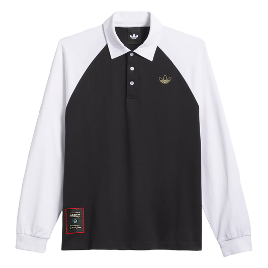 CAMISA ADIDAS TYSHAWN RUGBY BLACK/WHITE