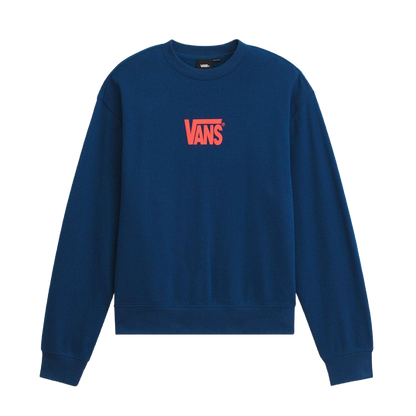 MOLETOM VANS STRETCH LOGO DEEP INDIGO