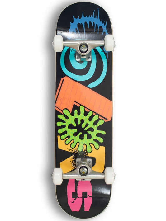 SKATE COLORS COLLAGEM PRETO 8.0