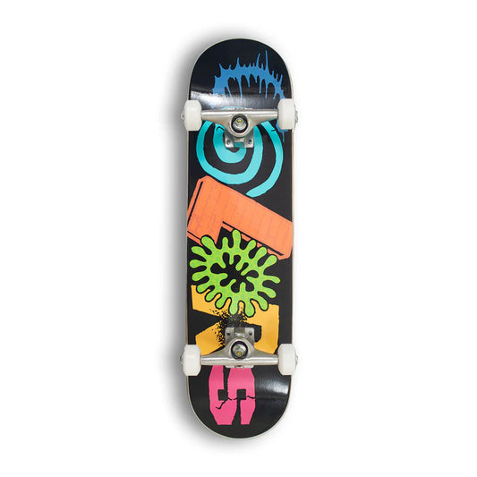 SKATE COLORS COLLAGEM PRETO 8.0