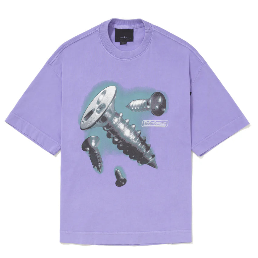 CAMISETA ELO EM COMUM BOXY DRYWALL ROXO