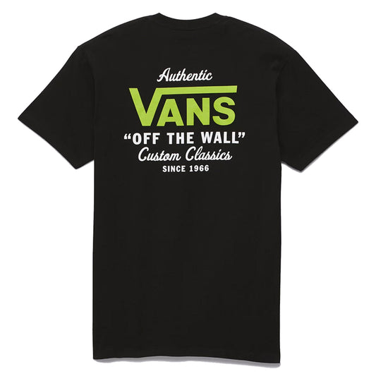 CAMISETA VANS HOLDER ST CLASSIC BLACK LIME