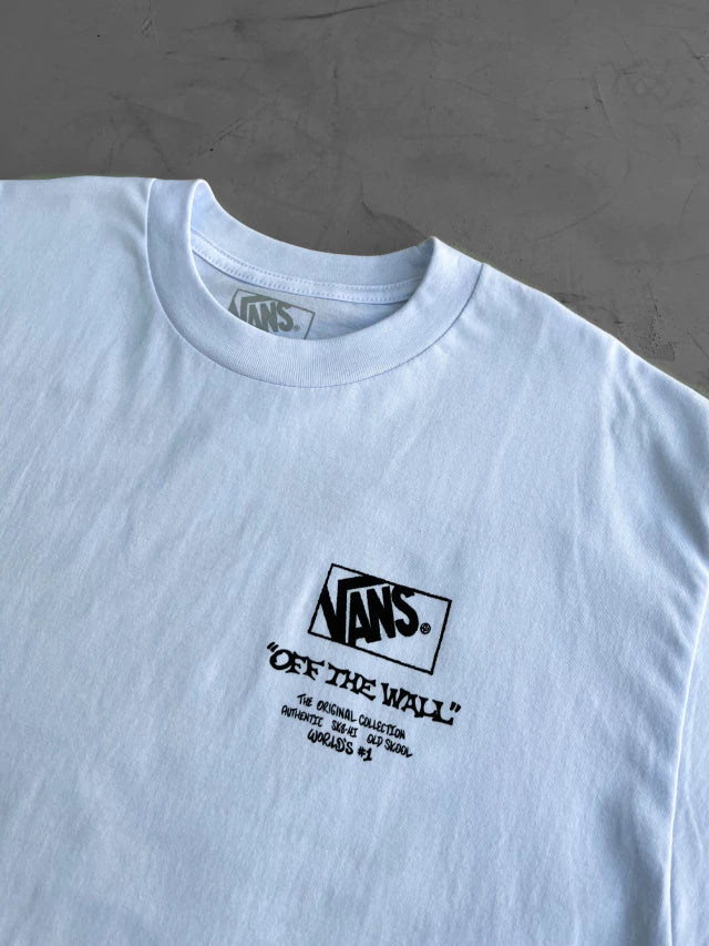 CAMISETA VANS CIRCLE BONES WHITE