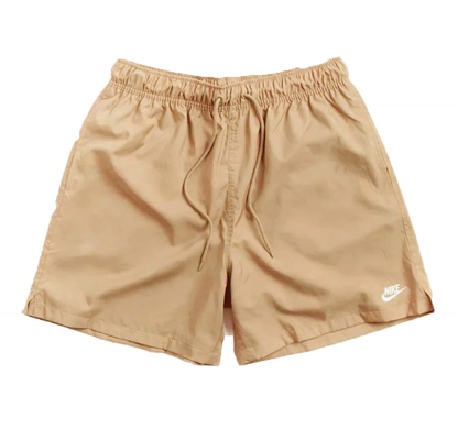 SHORTS NIKE CLUB FLOW PARACHUTE BEIGE/WHITE