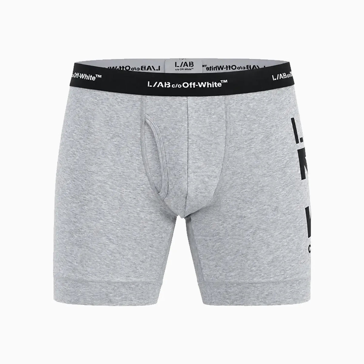 PACK CUECA OFF-WHITE L/AB HORIZONTAL REPEAT BIG ARROW BOXER 6 POL. WHITE/BLACK/GREY