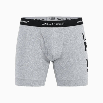 PACK CUECA OFF-WHITE L/AB HORIZONTAL REPEAT BIG ARROW BOXER 6 POL. WHITE/BLACK/GREY