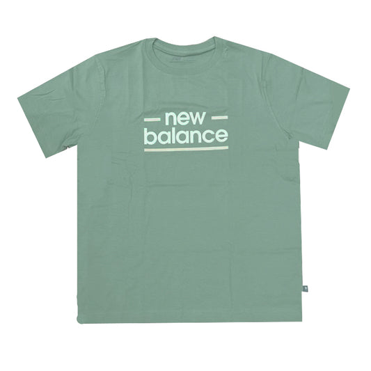 CAMISETA NEW BALANCE LINEAR LINES VERDE