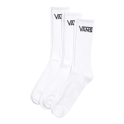 PACK MEIA VANS CLASSIC CREW WHITE