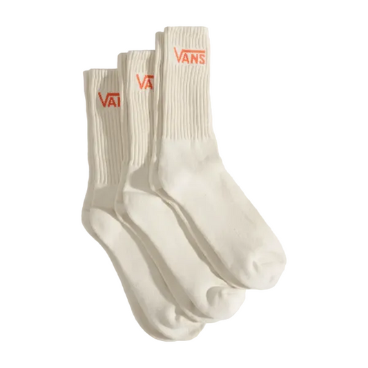 MEIA VANS PACK CLASSIC CREW TURTLE FLAME NUDE