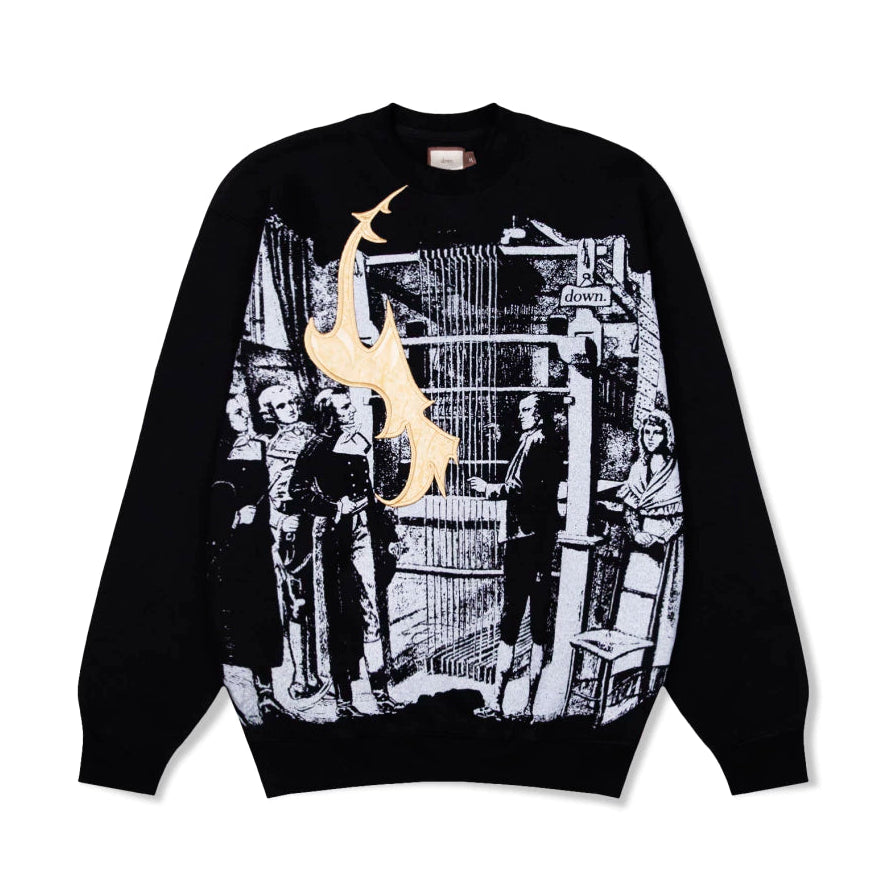 CREWNECK REUNIAO DA DIRETORIA BLACK JACQUARD