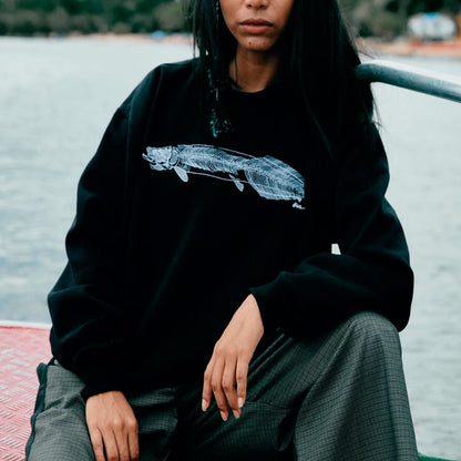 MOLETOM CREWNECK ÖUS ESQUELETO PRETO