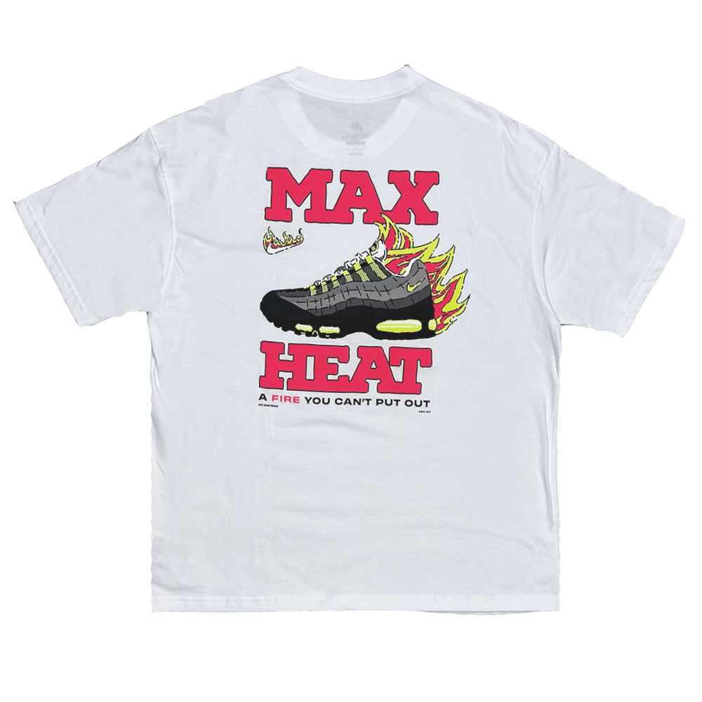 CAMISETA NIKE MAX 90 HEAT WHITE