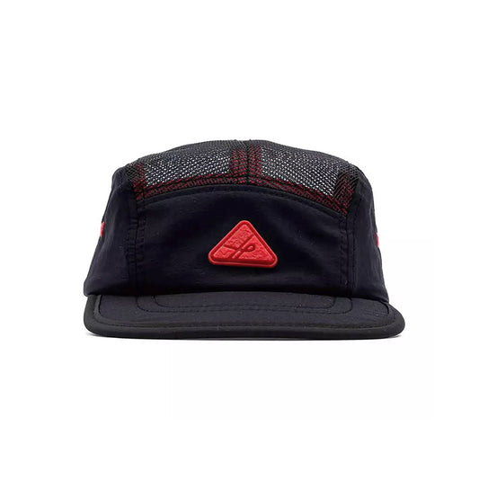 BONÉ ÖUS 5 PANEL TELINHA PRETO/VERMELHO