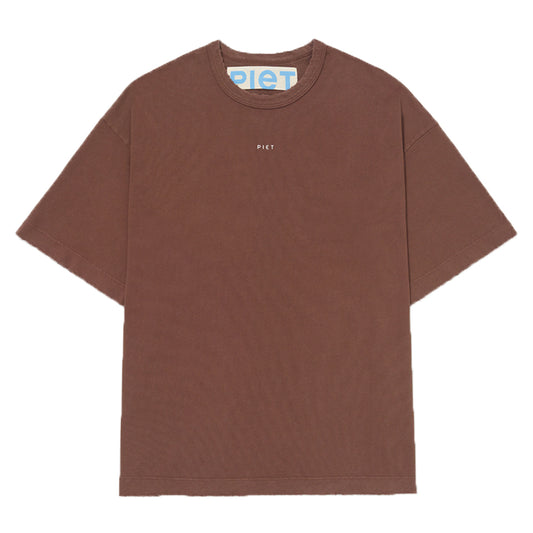 CAMISETA PIET LOGO BROWN