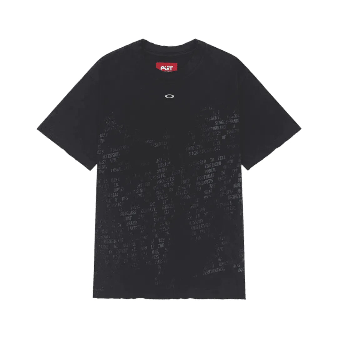 CAMISETA PIET X OAKLEY NANO LOGO RIPPED VINTAGE BLACK