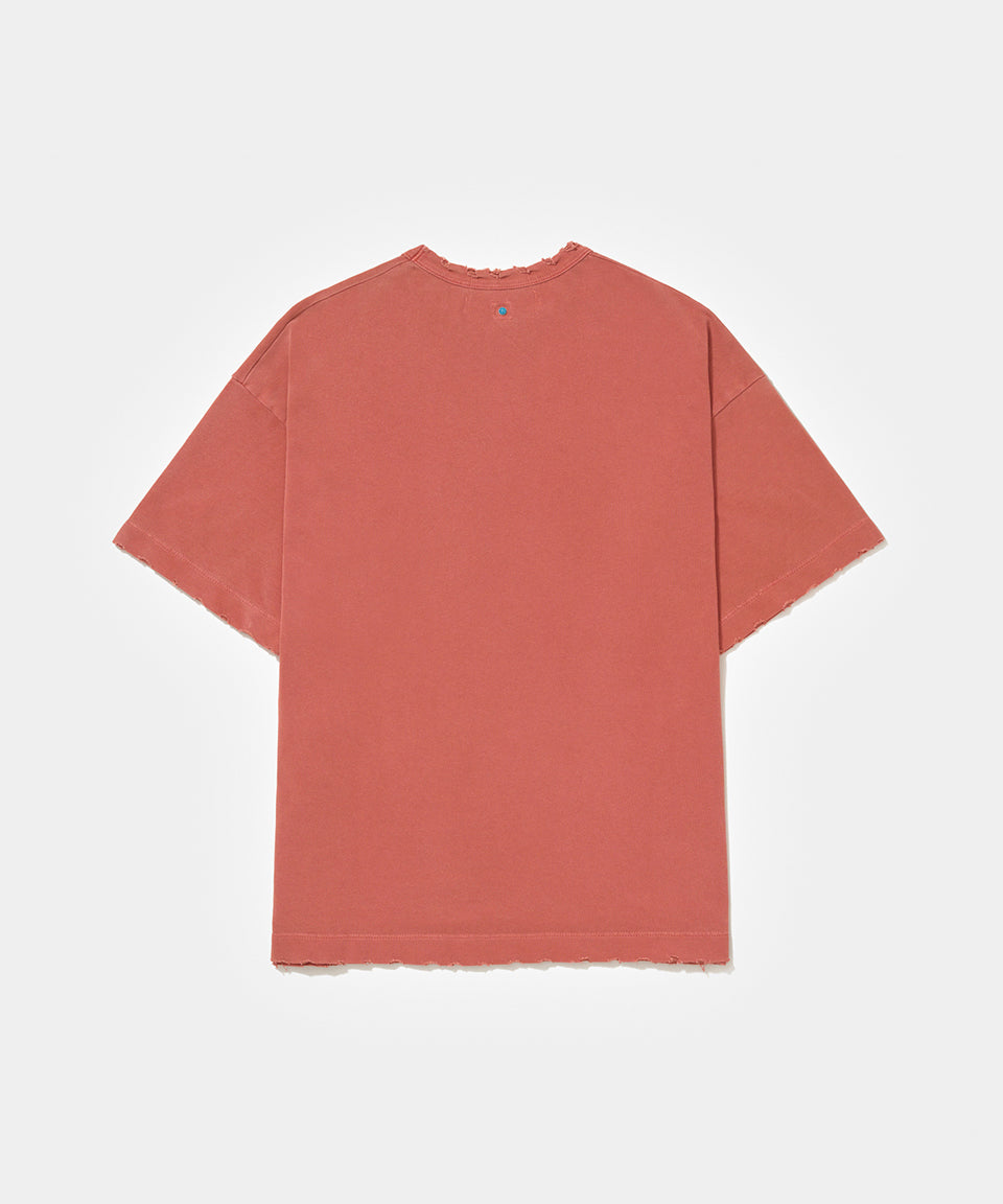 CAMISETA PIET SUN FADED BASICS RED