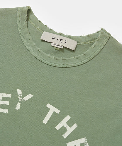 CAMISETA PIET I OBEY FITTED LIGHT OLIVE