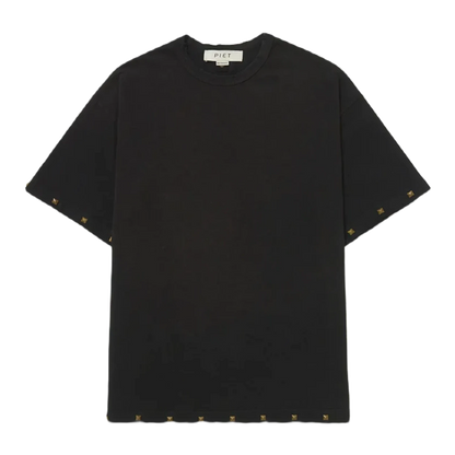 CAMISETA PIET STUDED SUN FADED BLACK