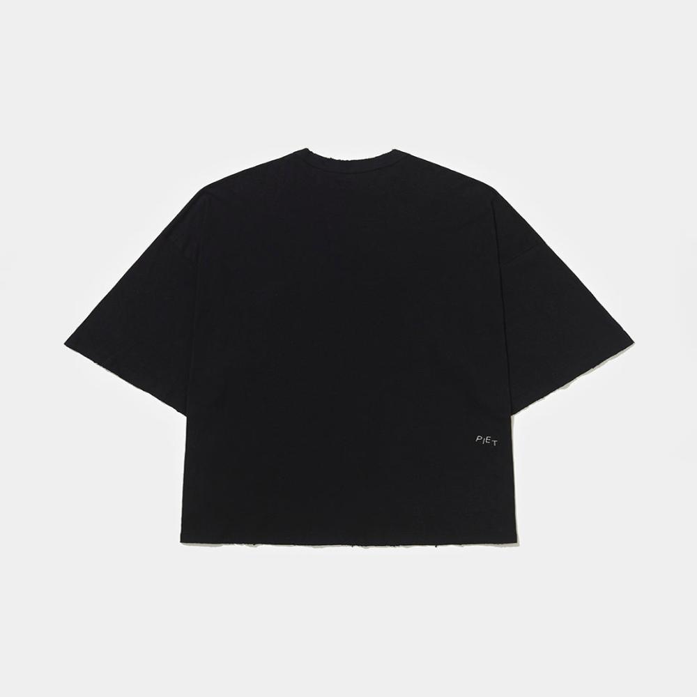 CAMISETA PIET RECREATIONAL AIR BRUSH BLACK