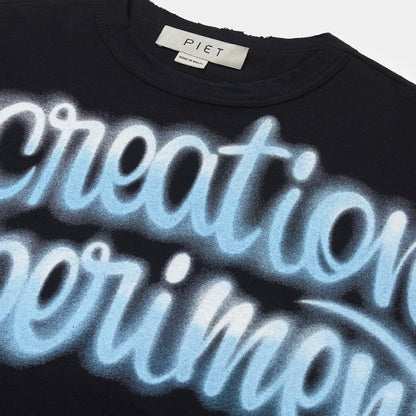 CAMISETA PIET RECREATIONAL AIR BRUSH BLACK