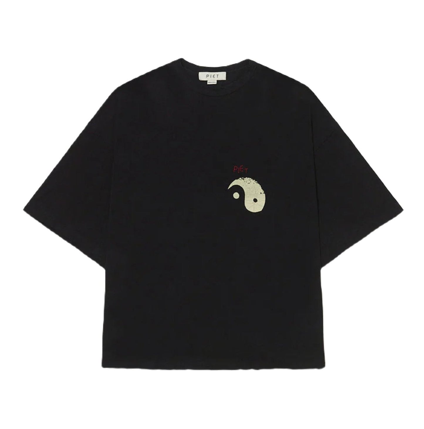 CAMISETA PIET ELETRONIC MANTRA BLACK